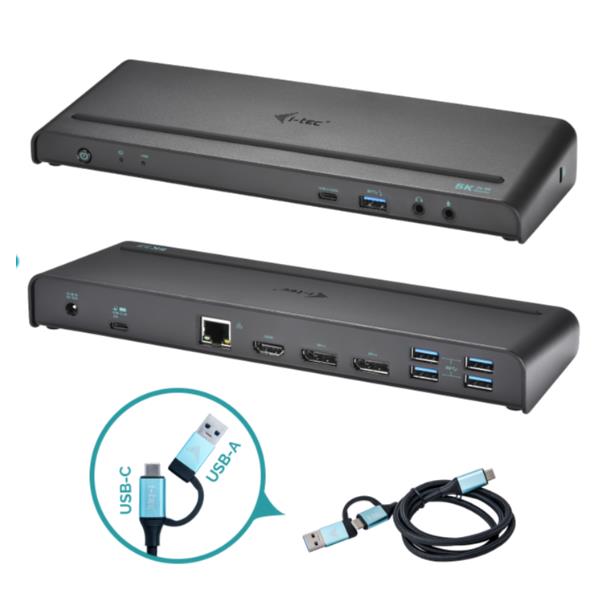 I Tec Docking Station 3x4k Con Power Delivery